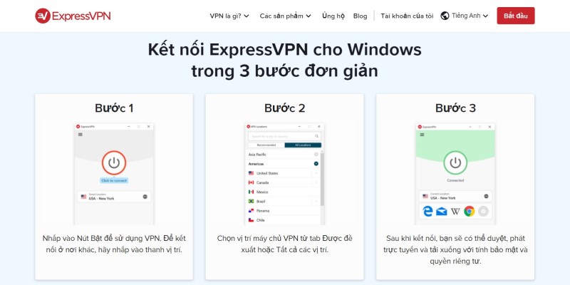 expressvpn Screenshot windows setup