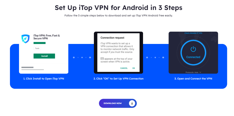 iTop VPN cung cấp một công tắc tiêu diệt