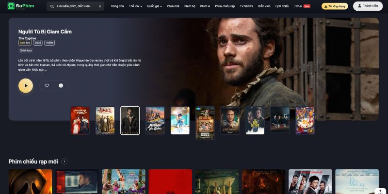 Rophim - Sở hữu 5.000+ phim, bổ sung mới liên tục mỗi tuần 