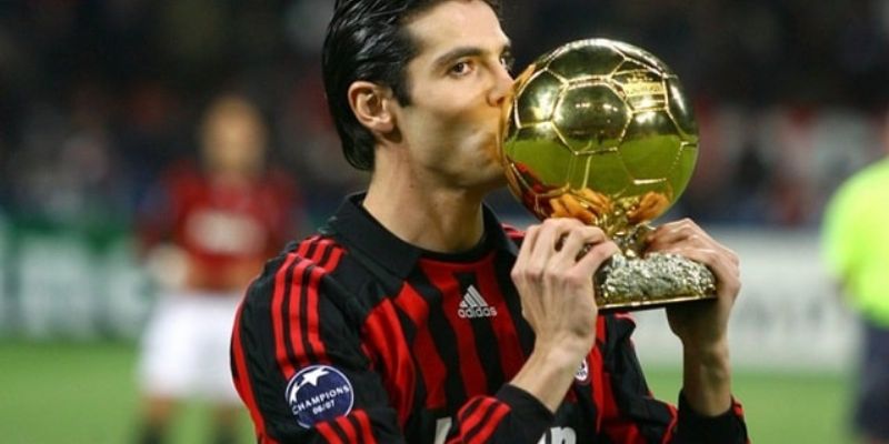 Kaka ở màu áo ac milan. 
